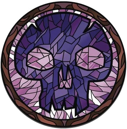 PMTG062 Magic: The Gathering - Stained Glass Swamp AR Pin