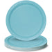 Unique 46862 Paper Plates-18 cm-Teal Colour-Pack of 20