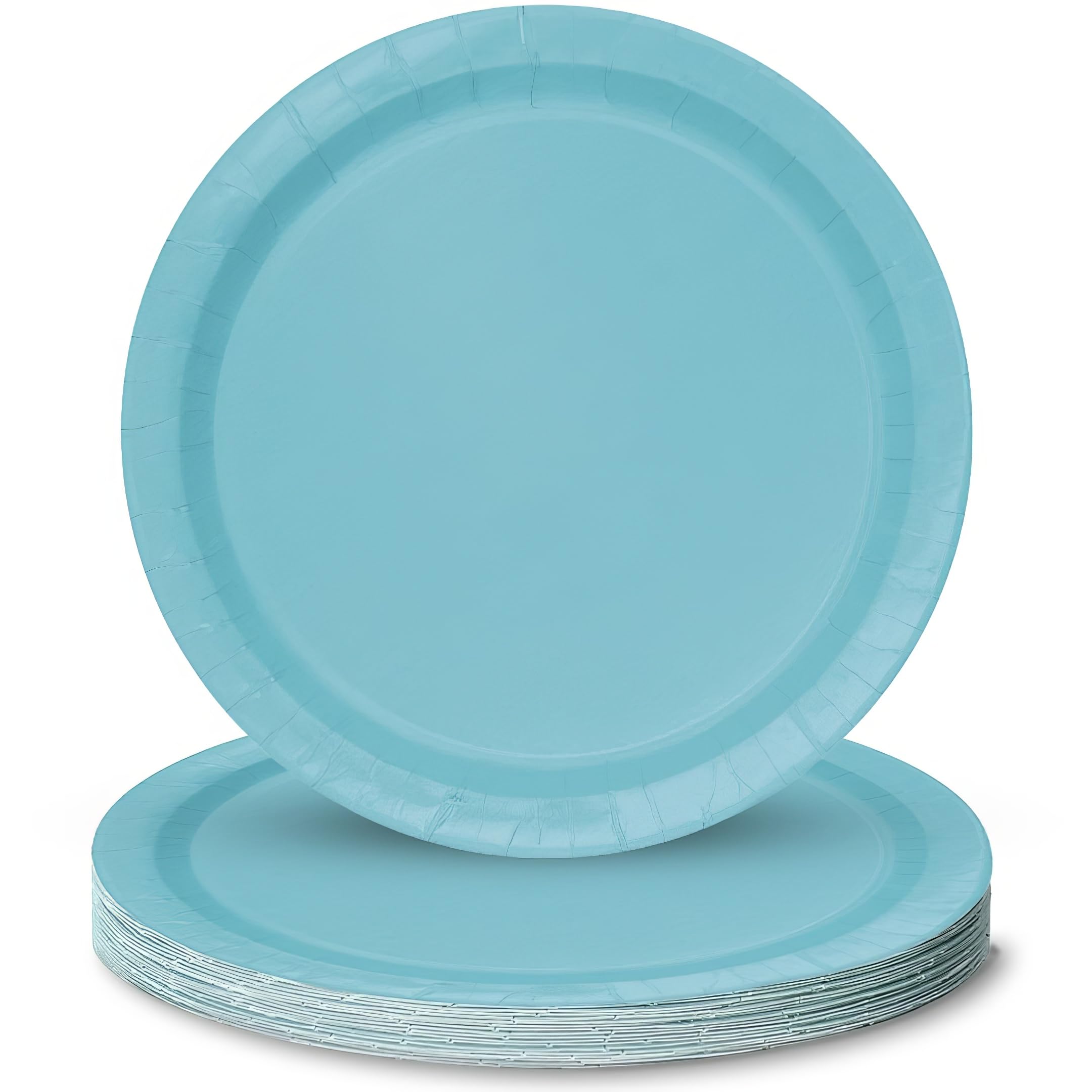Unique 46862 Paper Plates-18 cm-Teal Colour-Pack of 20