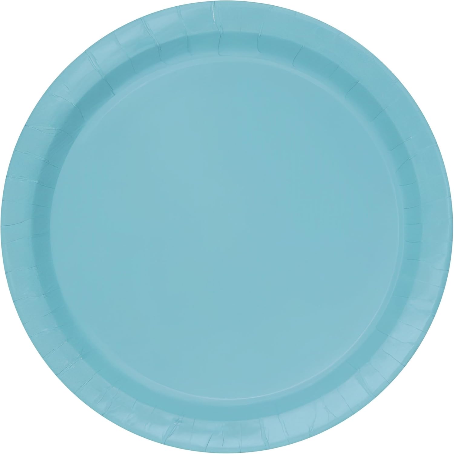 Unique 46862 Paper Plates-18 cm-Teal Colour-Pack of 20