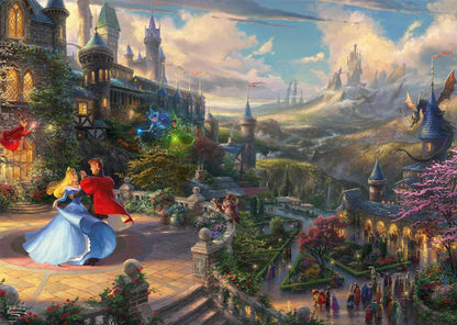 Schmidt- Thomas Kinkade La Bella Durmiente Rompecabezas para Adultos, Multicolor, Talla única (CSG57369