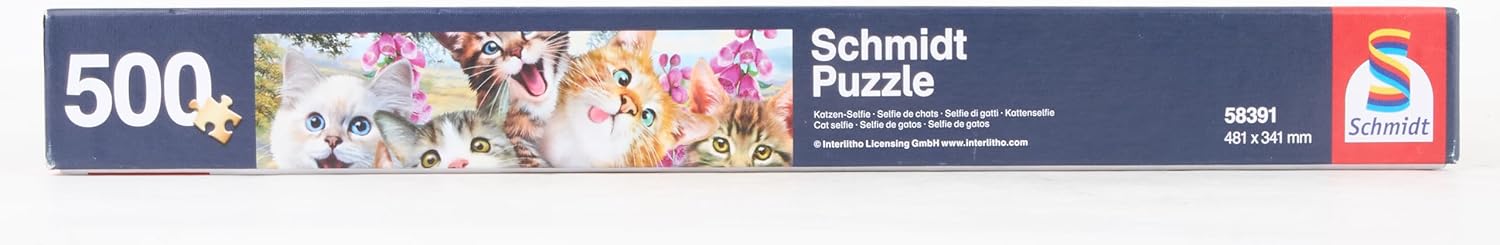 Schmidt 58391 Jigsaw Puzzle Cat Selfie (500 pcs)