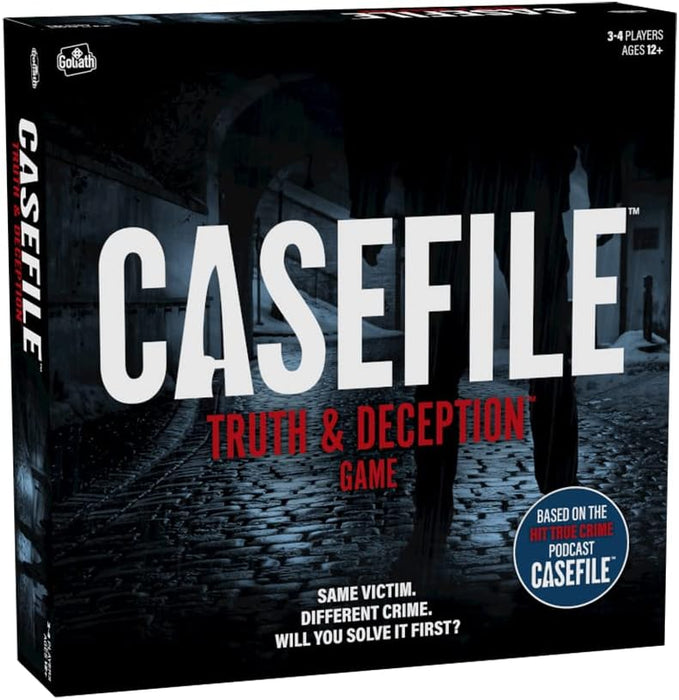 Goliath Games - Casefile: Truth and Deception, True Crime Murder Mystery Board Game for 3-4 Players, Ages 12+