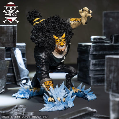 BANDAI Rob Lucci Duel Memories One Piece, Spirits Ichibansho Figure