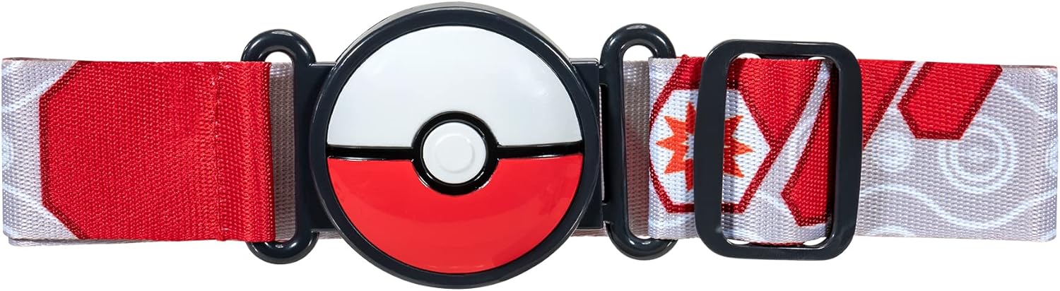 Pokémon PKW2717 Clip 'N' GO Belt Set-Includes 2-Inch Machop Battle Figure with Repeat Timer Ball Accessories, Multi