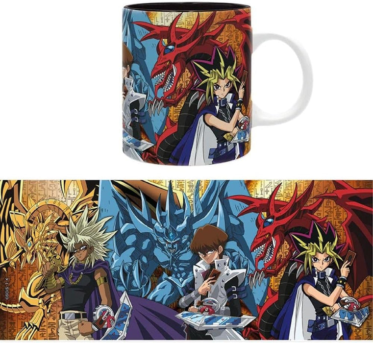 ABYstyle Yu-Gi-Oh! Egyptian Gods Ceramic Coffee Tea Mug Holds 14 Fl Oz Anime Manga Office Drinkware Home Merch Gift