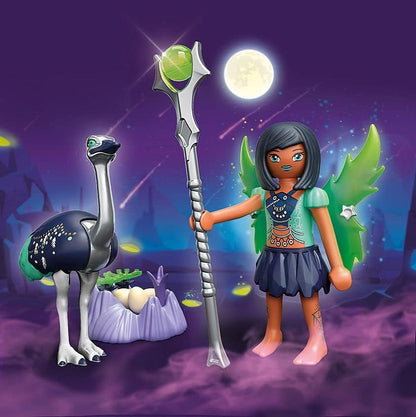 Playmobil Adventures of Ayuma 71033 Moon Fairy with Soul Animal, Includes Fairy Figure with Movable Wings, Fairy Toy for 7+ Year Olds
