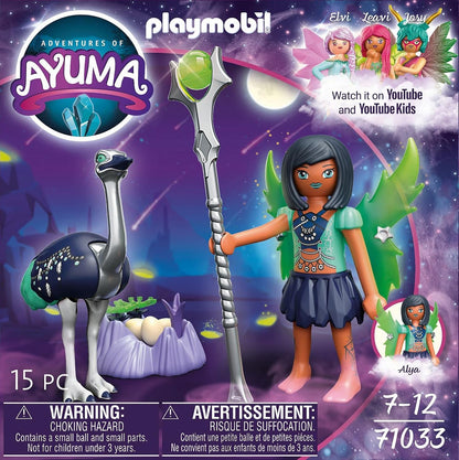 Playmobil Adventures of Ayuma 71033 Moon Fairy with Soul Animal, Includes Fairy Figure with Movable Wings, Fairy Toy for 7+ Year Olds