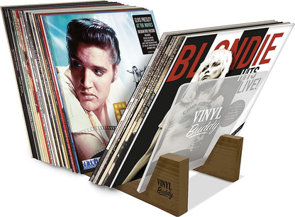 Vinyl Buddy Vinyl Record Storage Oak Finish
