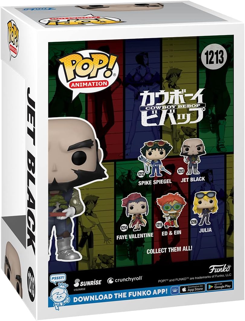 FUNKO POP! ANIMATION: Cowboy Bebop- Jet Black w/Bonsai
