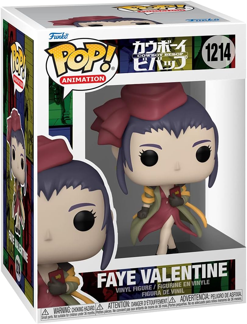 Funko POP! Animation: Cowboy Bebop - Faye Valentine - Collectable Vinyl Figure - Gift Idea - Official Merchandise - Toys for Kids & Adults - Anime Fans - Model Figure for Collectors and Display