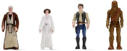 Star Wars MICRO GALAXY SQUADRON ASSAULT CLASS MILLENNIUM FALCON - 7-Inch Vehicle with 1-Inch Han Solo, Chewbacca, Princess Leia and Obi-Wan Kenobi Micro Figures Milenium Falcom