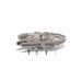 Star Wars MICRO GALAXY SQUADRON ASSAULT CLASS MILLENNIUM FALCON - 7-Inch Vehicle with 1-Inch Han Solo, Chewbacca, Princess Leia and Obi-Wan Kenobi Micro Figures Milenium Falcom