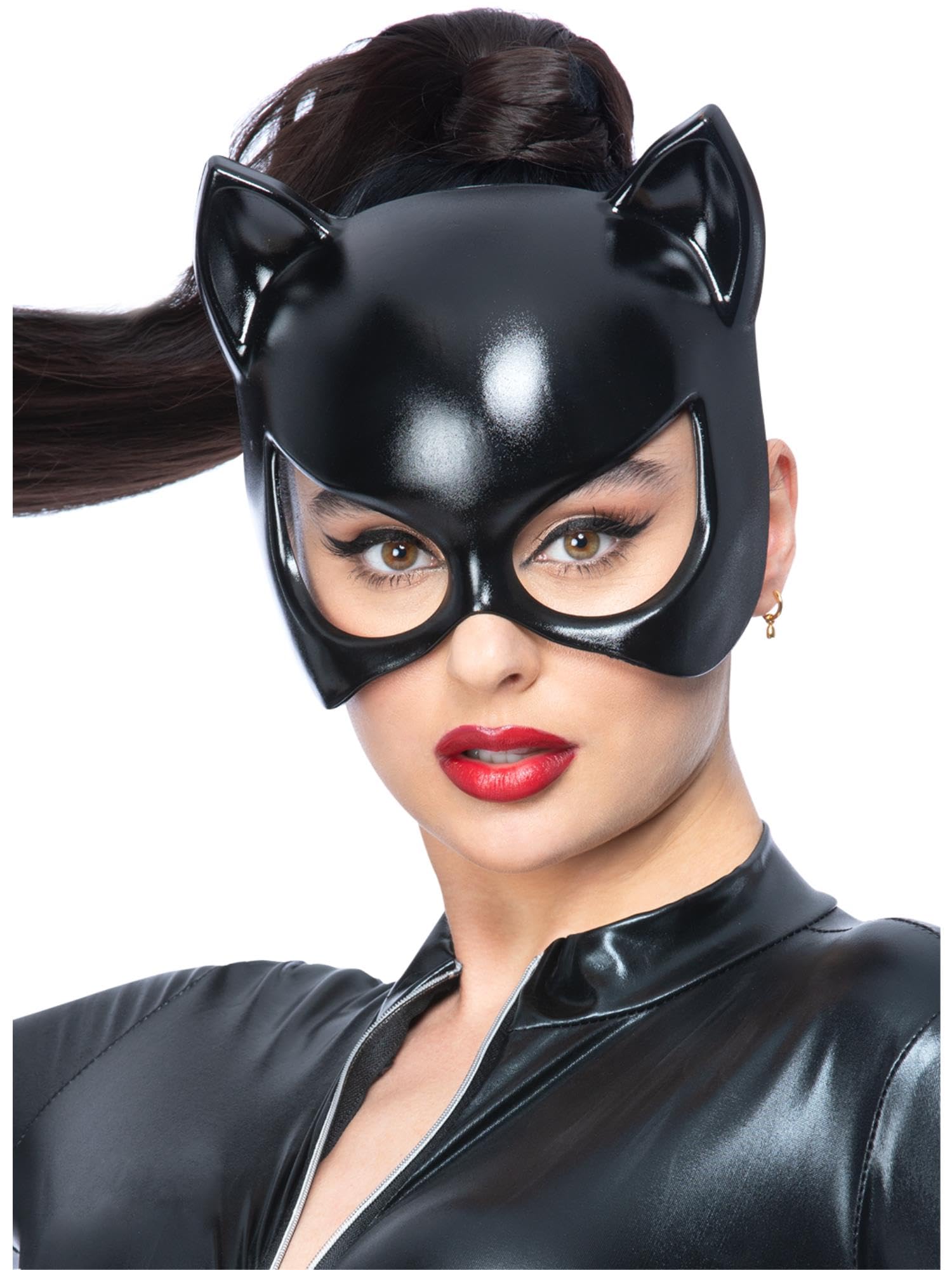 Smiffys Fever Black Cat Eyemask