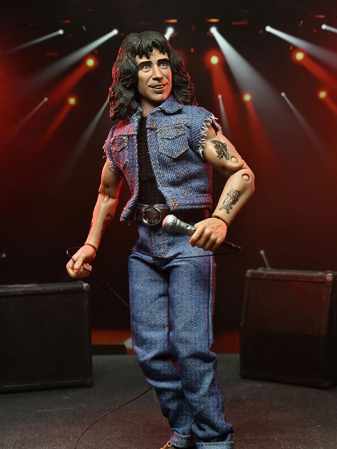 NECA AC-DC - Bon Scott Highway to Hell - Action Figure collectible - Height 20cm