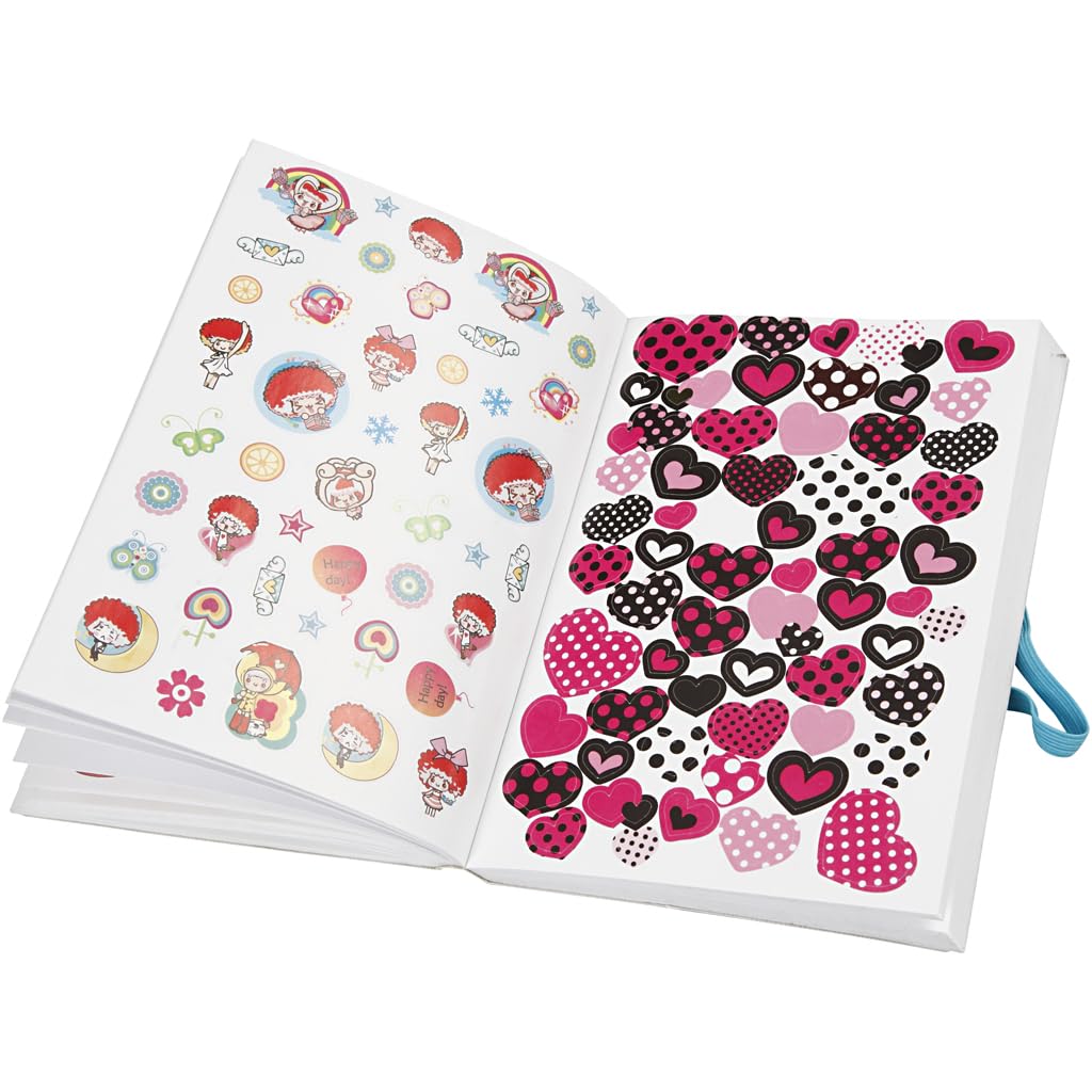 Creativ 27070 Sticker Book, size 11,5x17 cm, thickness 1,5 cm, 1pc, 80 pages