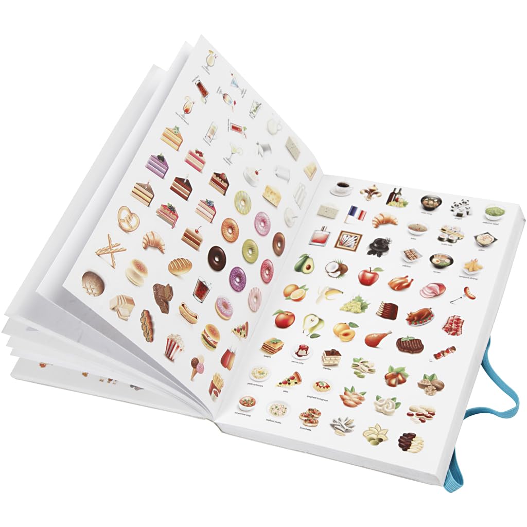 Creativ 27070 Sticker Book, size 11,5x17 cm, thickness 1,5 cm, 1pc, 80 pages