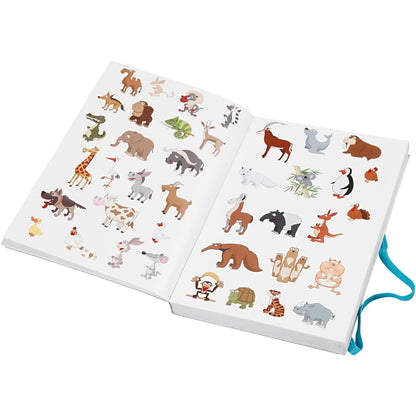 Creativ 27070 Sticker Book, size 11,5x17 cm, thickness 1,5 cm, 1pc, 80 pages