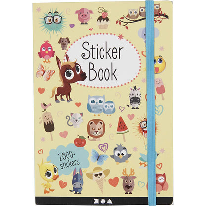 Creativ 27070 Sticker Book, size 11,5x17 cm, thickness 1,5 cm, 1pc, 80 pages