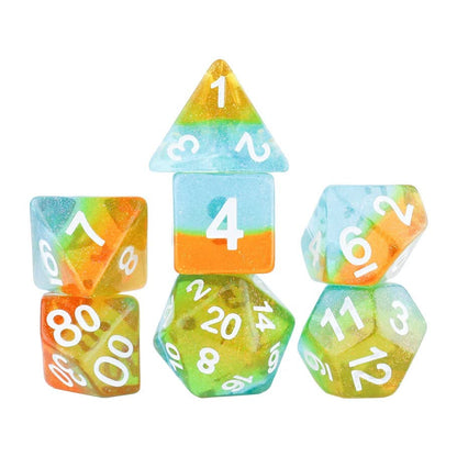 Sirius Dice Dados Celestial Ocean Dusk (juego de 7 piezas