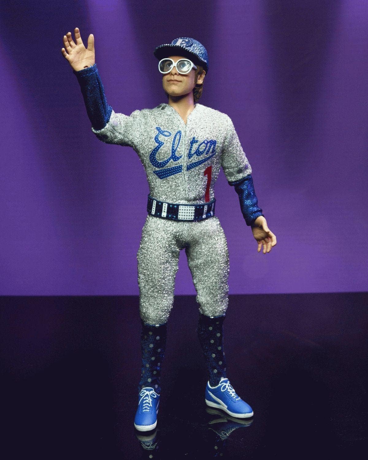 NECA- Elton John Live 1975 Clothed AF Personas, Multicolor (83926
