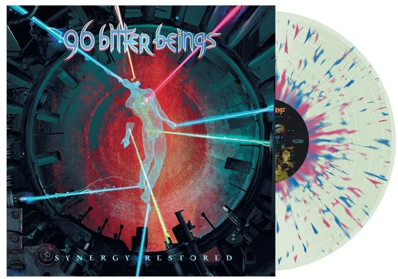 Synergy Restored - Bottle Green w/ Pink & Blue Splatter