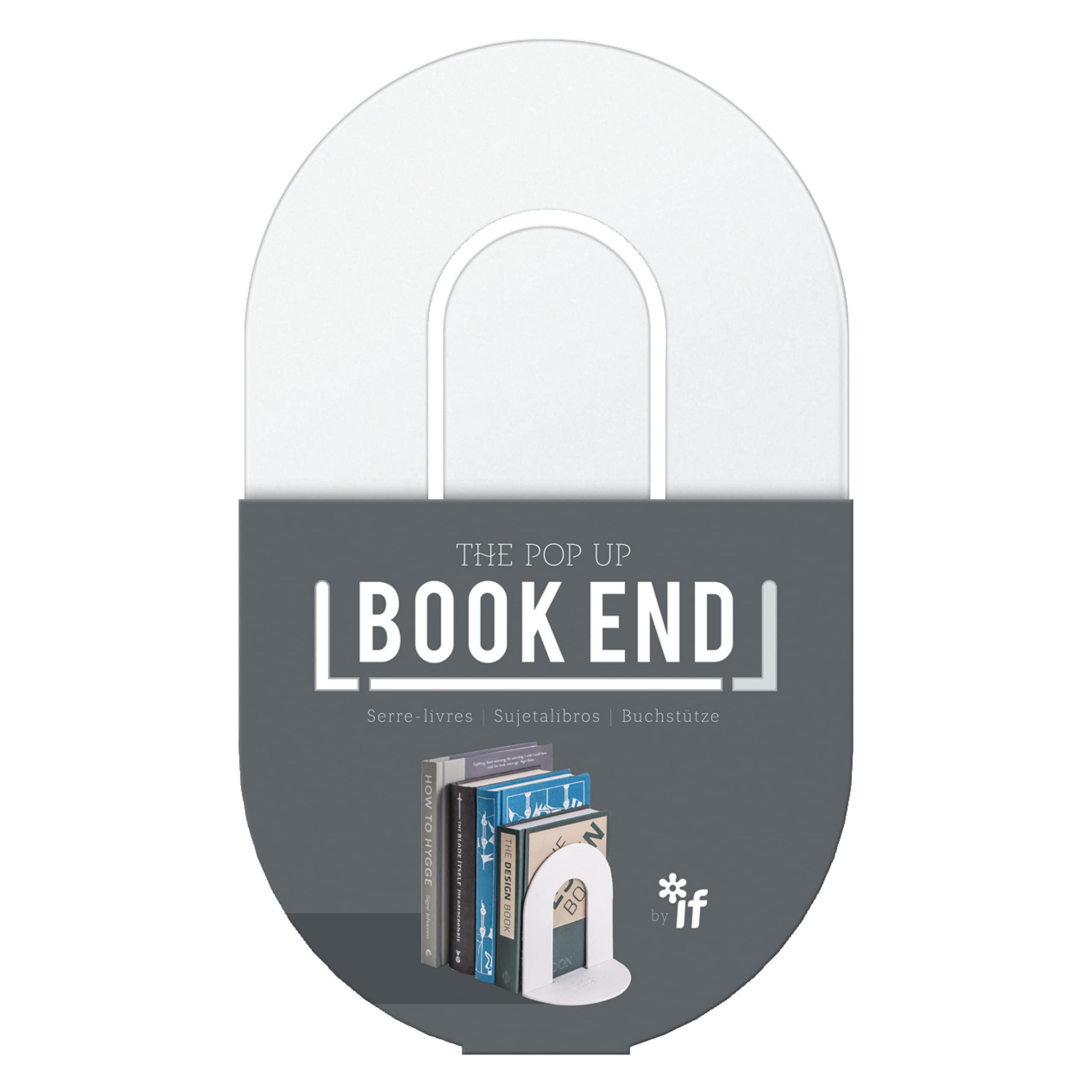 IF The Pop-Up Book End, Single Bookend, Contemporary Colours