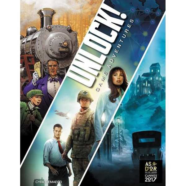 Unlock! Juego de cartas Game Adventures - Aventura cooperativa inspirada en Escape Room, divertido juego familiar para niños y adultos, a partir de 10 años, 1-6 jugadores, 1 hora de tiempo de juego