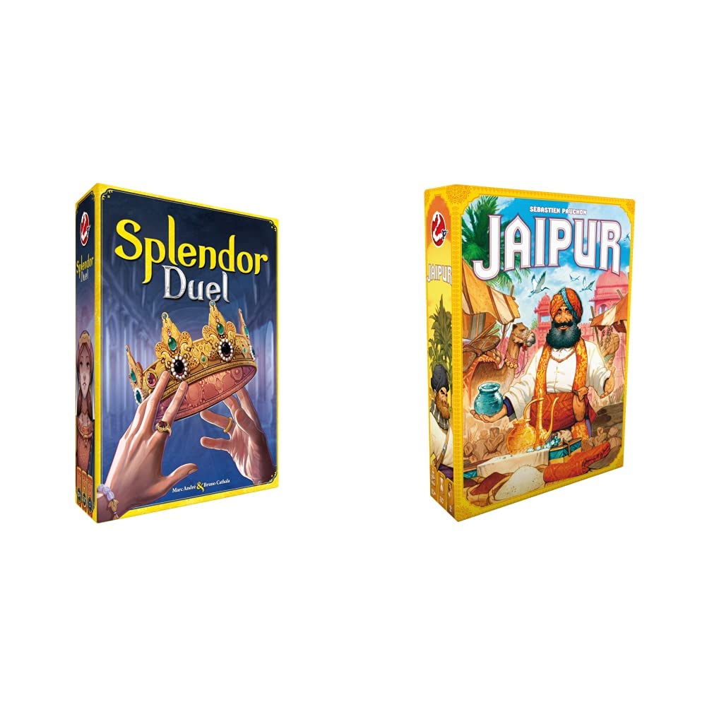 Splendor Duel - Juego de mesa - Juego de estrategia para niños y adultos, divertido entretenimiento nocturno de juego familiar, a partir de 10 años, 2 jugadores, tiempo de juego de 30 minutos, hecho