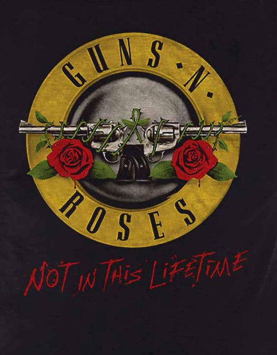 Guns & Roses Men's Guns N' Roses Not in This Lifetime Tour with Back Print T-Shirt