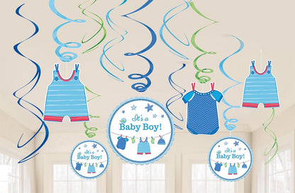 amscan 671491 avec Love Boy Swirl Décorations