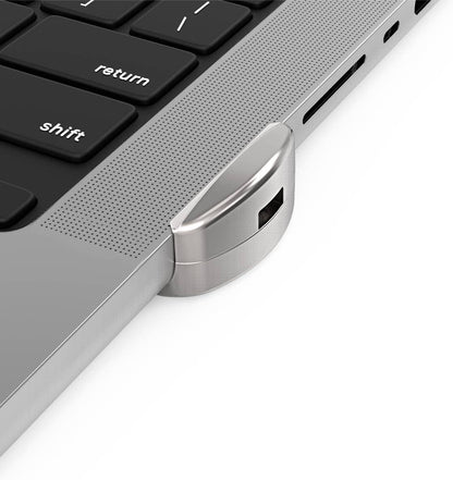 Compulocks MACBOOK PRO 14-INCH LEDGE LOCK ADAPTER +COMBINATION LOCK SILVER