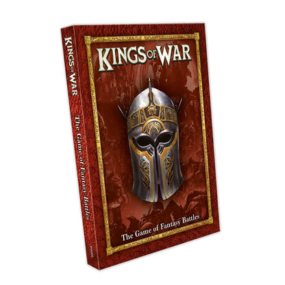 Mantic Kings of War 3rd Edition Rulebook (2022),Red,Large
