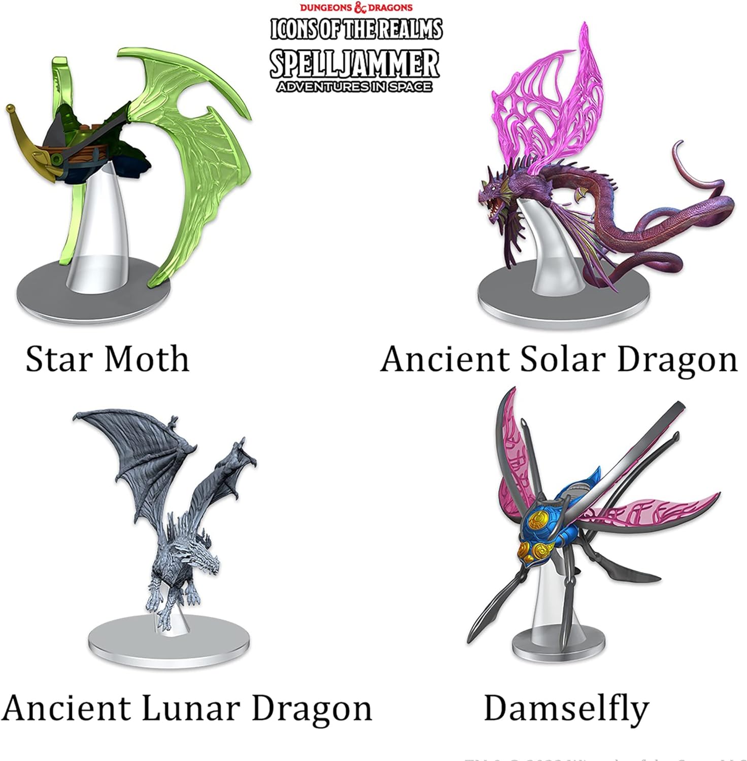 D&D Icons of the Realms Miniatures: Ship Scale - Astral Elf Patrol