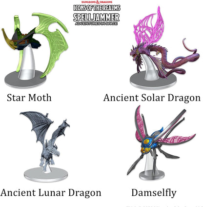 D&D Icons of the Realms Miniatures: Ship Scale - Astral Elf Patrol