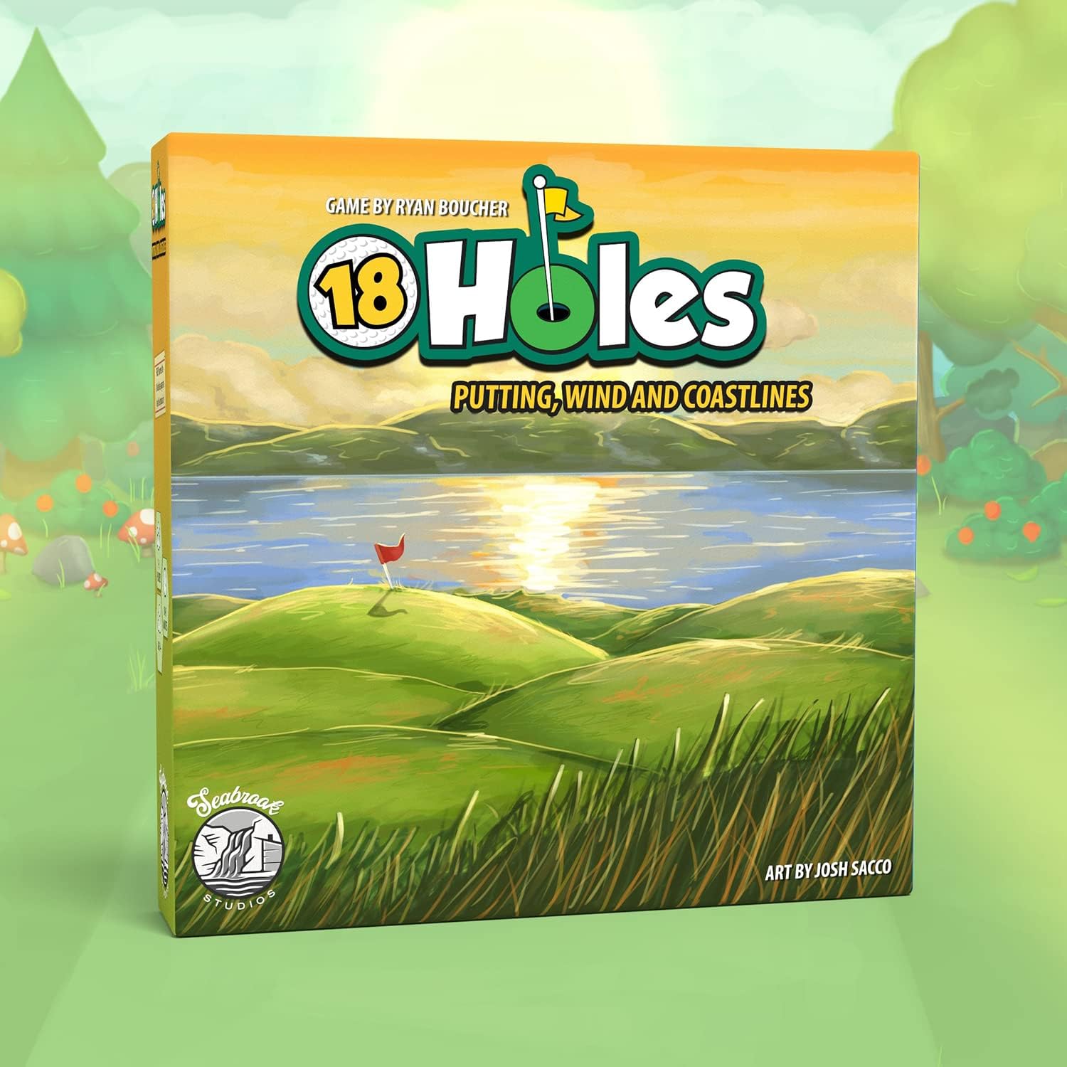 18 Holes: Putting, Wind & Coastlines Expansion - Golf Course Board Game, Seabrook Studios, for 1st & 2nd Editions