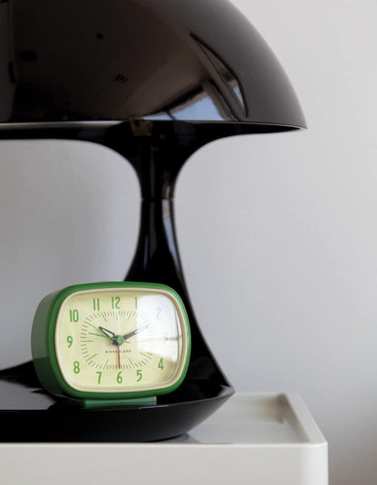 Kikkerland Retro Alarm Clock, Green, ABS ABS Green