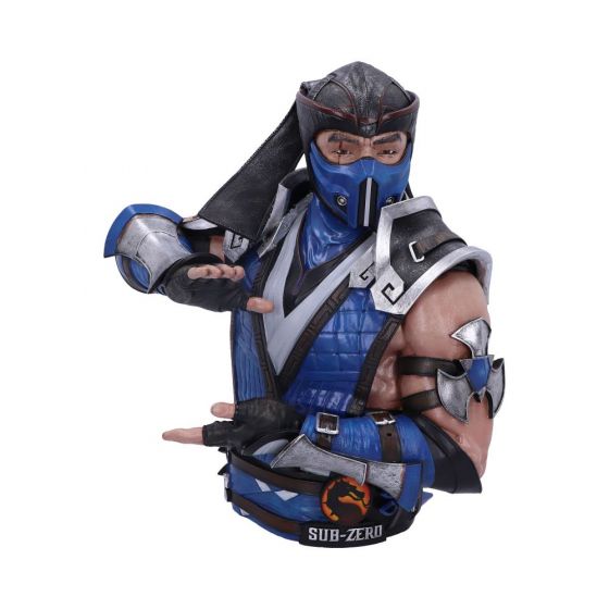 Nemesis Now Officially Licensed Mortal Kombat Sub-Zero Bust, Blue, 29cm, Resin