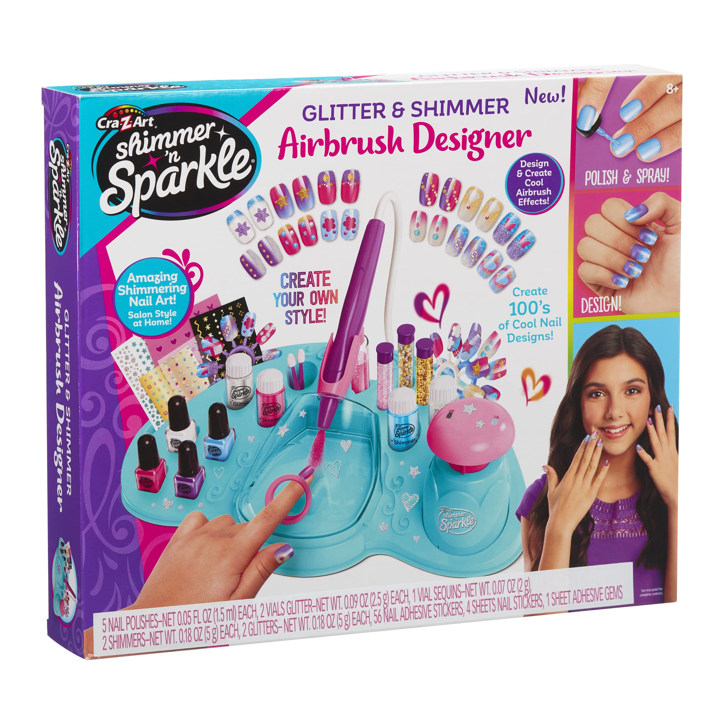 SHIMMER 'N SPARKLE GLITTER & SHIMMER AIRBRUSH DESIGNER
