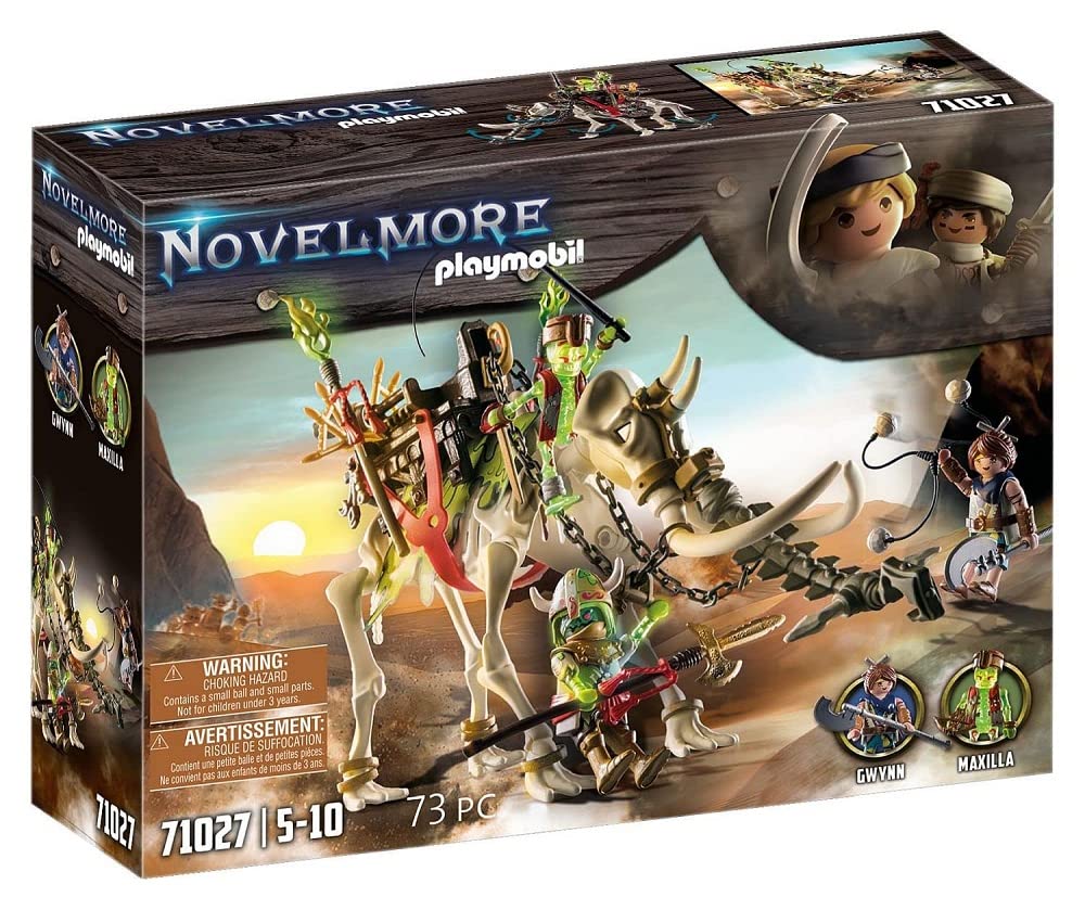 Playmobil 71027 Novelmore Knights Sal'ahari Sands - Mammoth Attack, Medieval Castle and Knights’ Toy, Fun Imaginative Role-Play, Playset Suitable for Children Ages 5+ Single