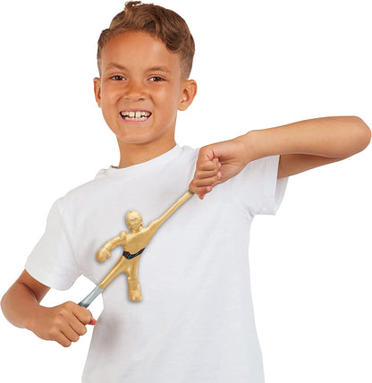 STRETCH STAR WARS C-3PO STRETCH TOY. STRETCH ARMSTRONG, AMAZING STRETCHY FUN. FULLY STRETCHABLE C-3PO. IDEAL PRESENT FOR GIRLS, BOYS & STAR WARS FANS