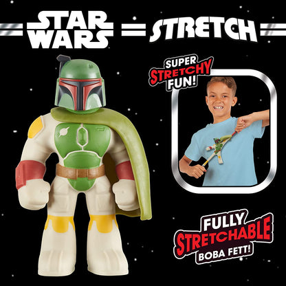 STRETCH STAR WARS BOBA FETT STRETCH TOY. STRETCH ARMSTRONG, AMAZING STRETCHY FUN. FULLY STRETCHABLE BOBA FETT. IDEAL PRESENT FOR GIRLS, BOYS & STAR WARS FANS