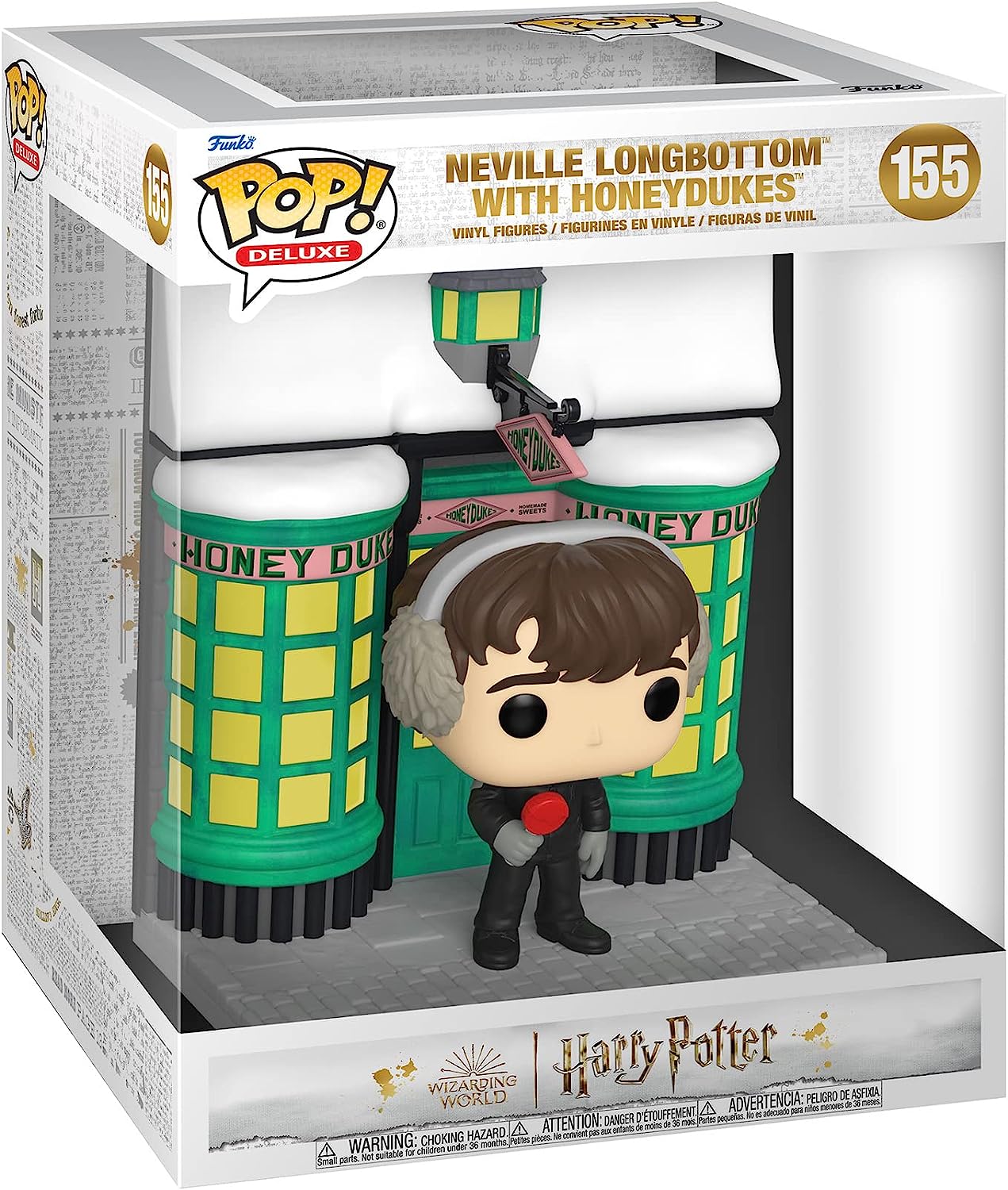 Funko Pop! Deluxe: HP Hogsmeade - Honeydukes with Neville Longbottom - Harry Potter - Figura de Vinilo Coleccionable - Idea de Regalo- Mercancia Oficial - Juguetes para Niños y Adultos