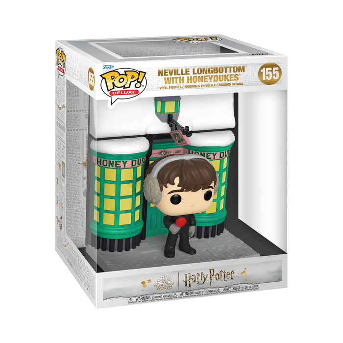Funko Pop! Deluxe: HP Hogsmeade - Honeydukes with Neville Longbottom - Harry Potter - Figura de Vinilo Coleccionable - Idea de Regalo- Mercancia Oficial - Juguetes para Niños y Adultos
