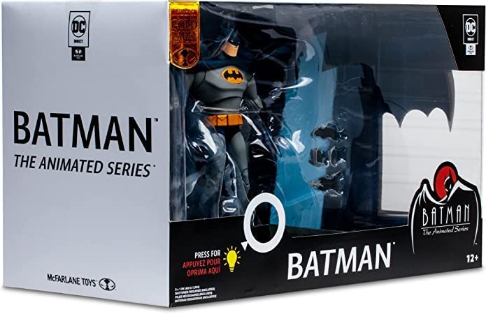 McFarlane Toys, DC Multiverse 30th Anniversary Gold Label Action Figure, Collectible DC Batman Figure with Unique Collector Character Card – Ages 12+