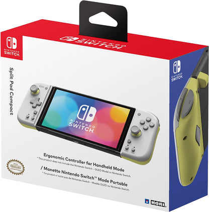 HORI Switch Split Pad Compact (Light Gray / Yellow