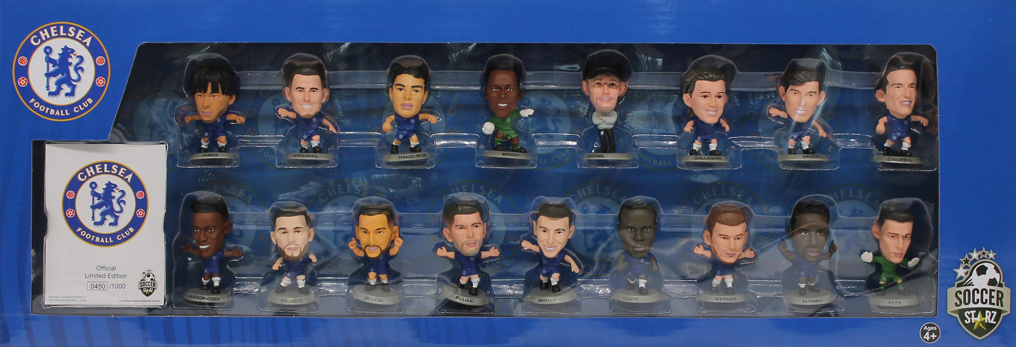 SoccerStarz - Chelsea Team Pack 17 figure (2022/23 Version Classic Kit