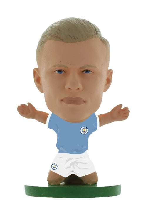 SoccerStarz Man Erling Haaland Manchester City FC Home (Classic Kit