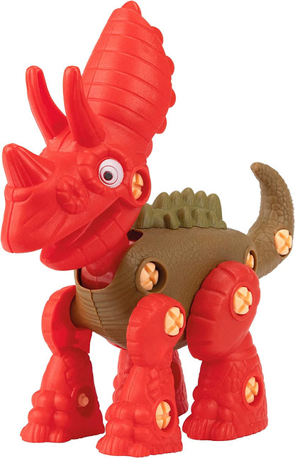Toi-Toys World of Dinosaurs Construction Toy - Random Colour - Toy for Disassembling from 3 Years - Dino Action Figure