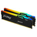 Kingston FURY Beast Black RGB 32GB (2x16GB) 6000MT/s DDR5 CL36 DIMM Desktop Gaming Memory Kit of 2 - KF560C36BBEAK2-32 Black 32GB Kit of 2 (AMD EXPO Certified) 6000MT/s